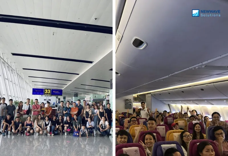 Newwave Solutions' employees could not be more excited for the trip ahead