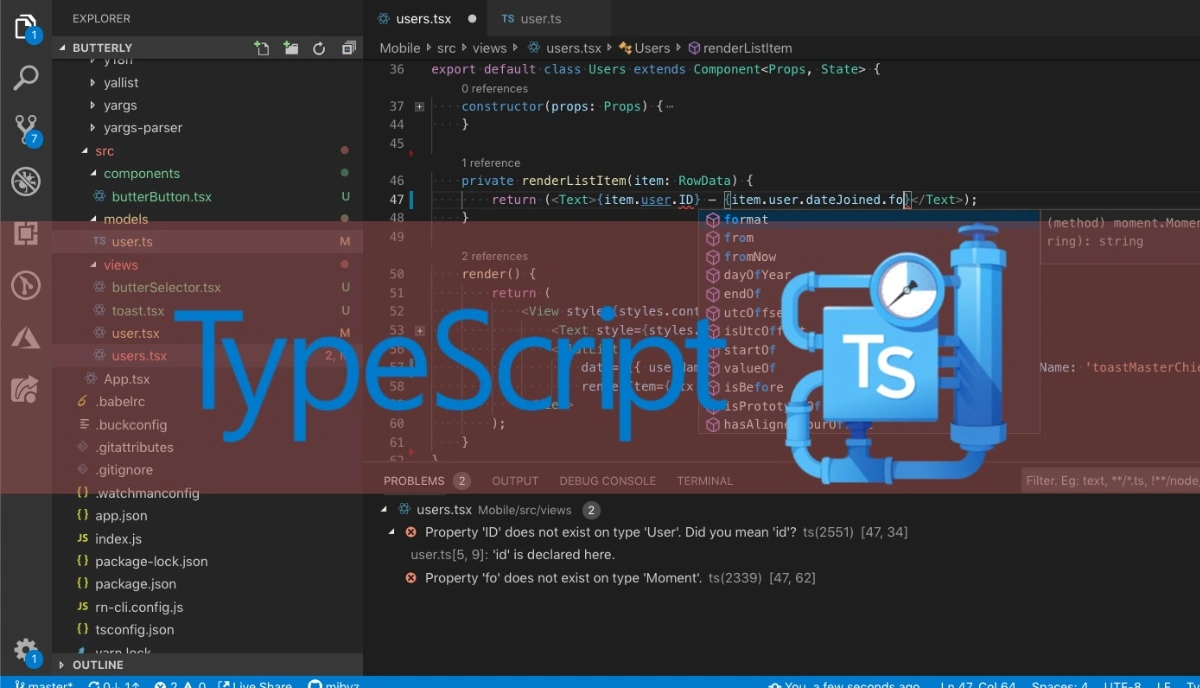TypeScript programming language