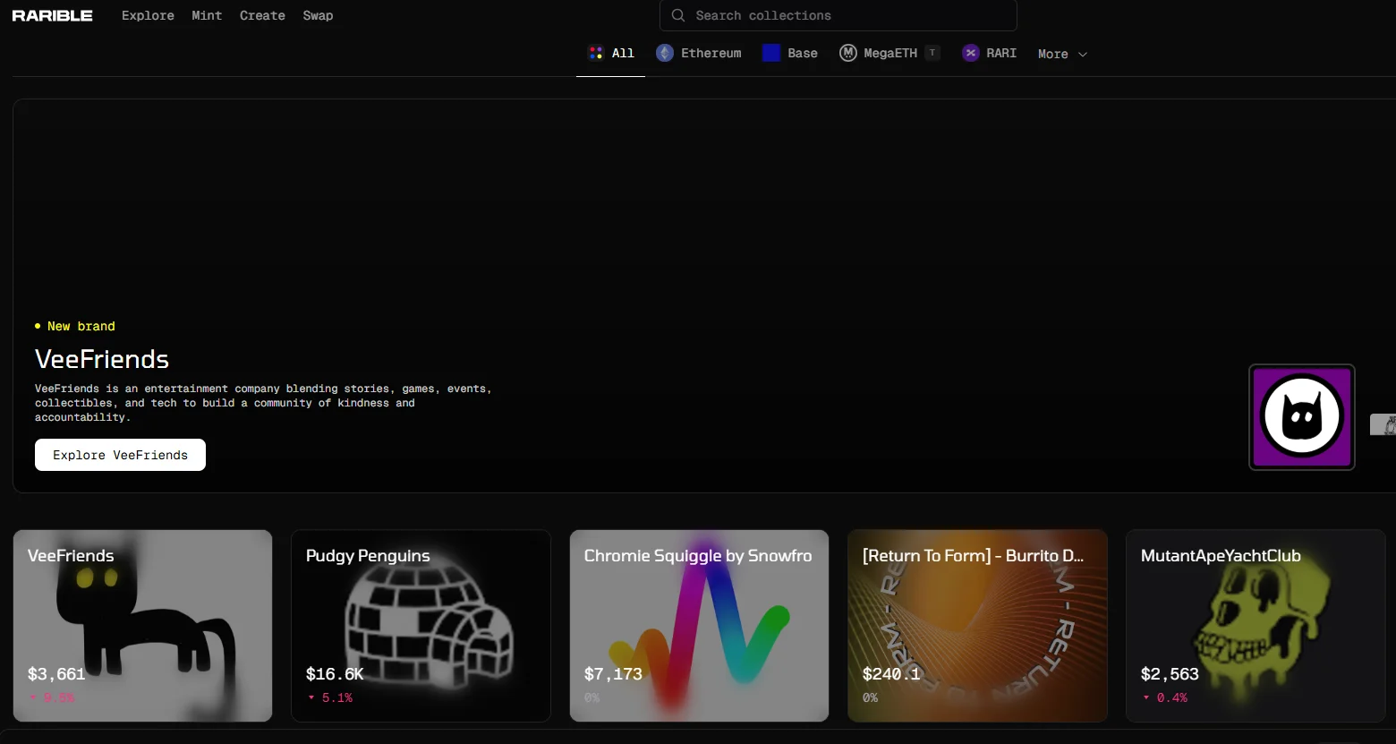 NFT Marketplace Development: A Complete Guide 12 Rarible NFT marketplace