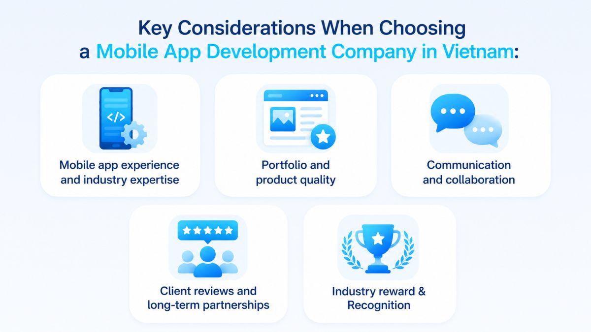 What to consider when choosing a mobile app development company