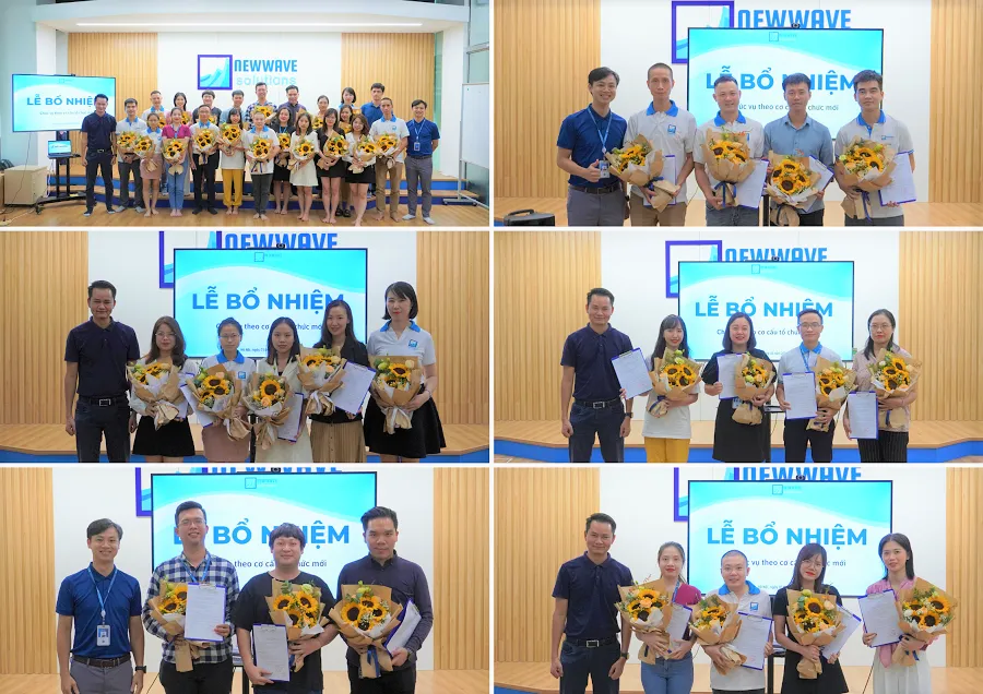 New Organizational Structure for Newwave Solutions' Software Managers & Leaders 4 Newwave Solution's Team of Software Managers & Leaders