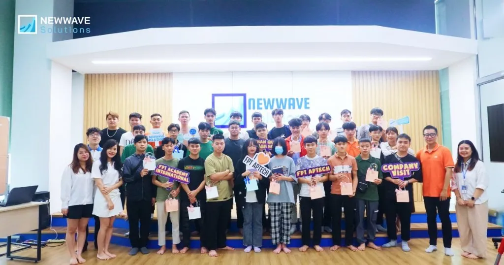 Freshmen & Junior Software Developers from FPT Aptech at Newwave Solutions