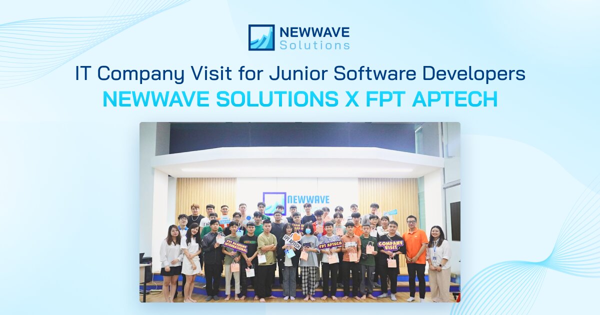 IT Company Visit for Junior Software Developers | Newwave Solutions x FPT Aptech