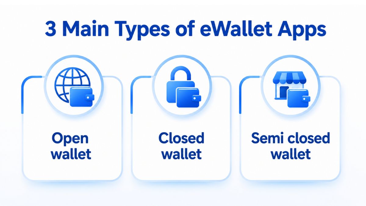 main types of ewallet app