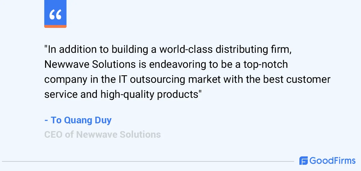 Newwave Solutions: Best Company to Work With by GoodFirm 4 Newwave Solutions wins 3 top software development awards