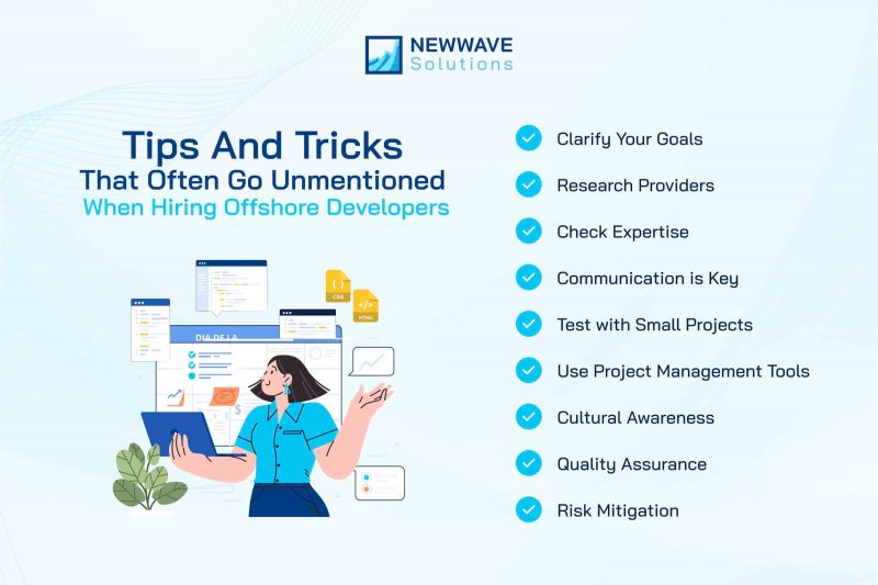 Simple tips to help you succeed with offshore web development [_newwavesolutions]