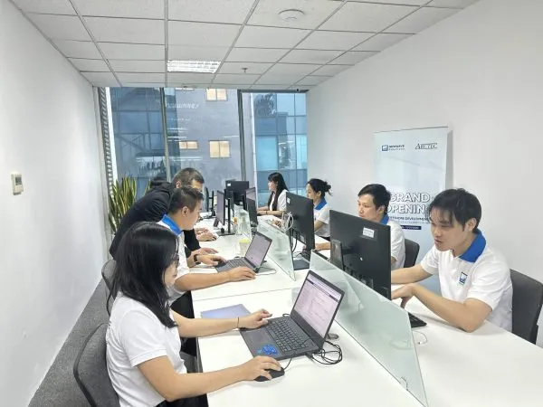 Members of the project team at ARCTEC Offshore Development Center