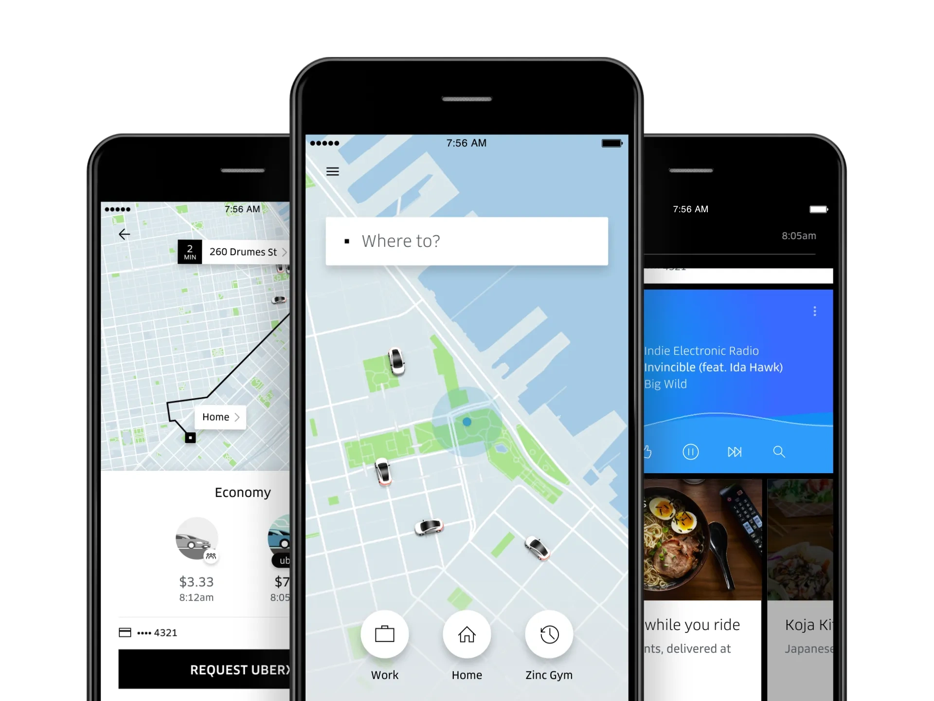 Uber customized app