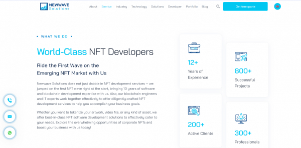 Newwave Solutions: Revolutionize Your Blockchain Development with Custom NFTs