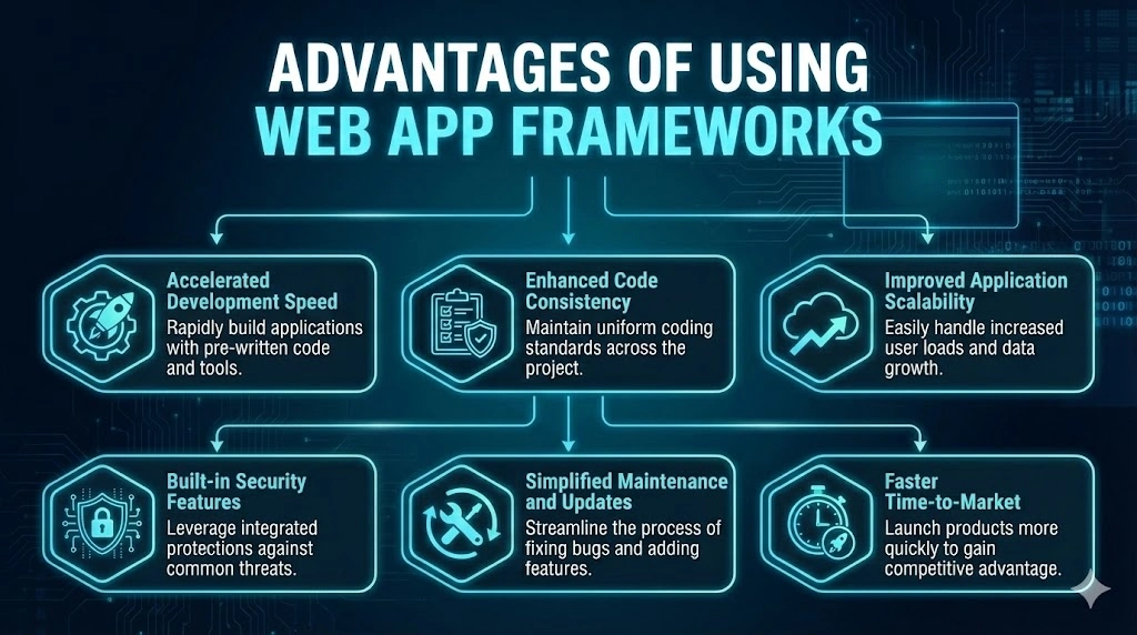 Advantages of Using Web App Frameworks