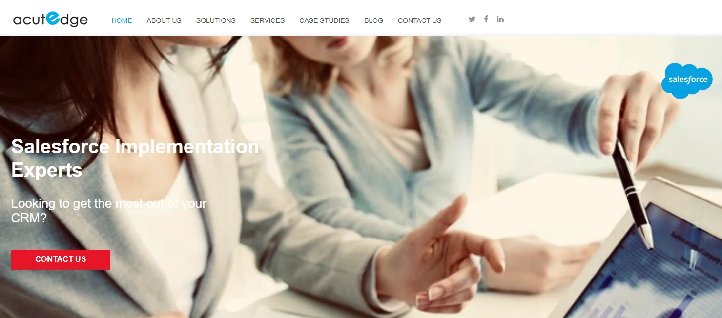 Acutedge Salesforce development services