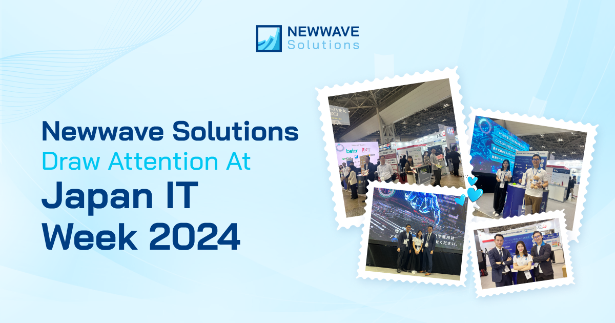 Newwave Solutions draw attention at Japan IT Week 2024