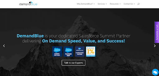 DemandBlue: Trusted Salesforce partner known for strategic consulting and development
