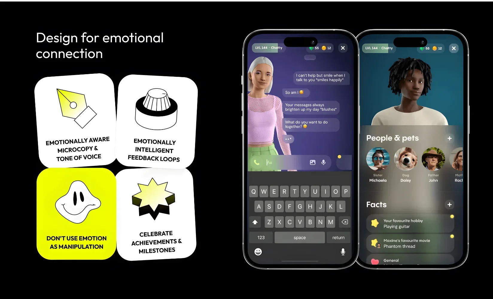 Personalization app design idea