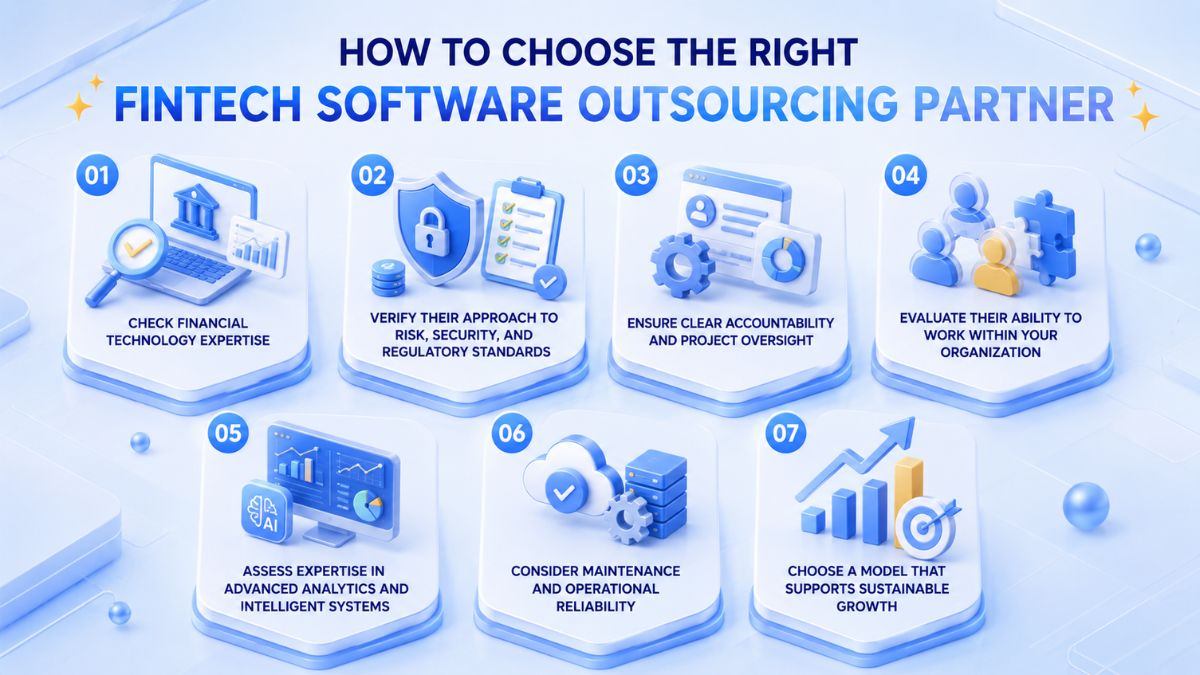 choose the right fintech development outsourcing company