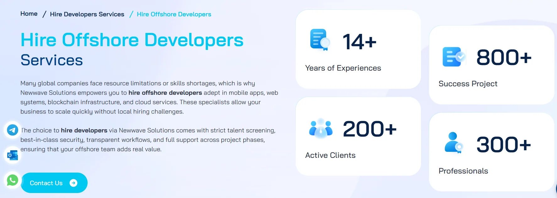 How to Hire Offshore Development Team Effectively 10 Choose Newwave Solutions to hire Offshore Developers