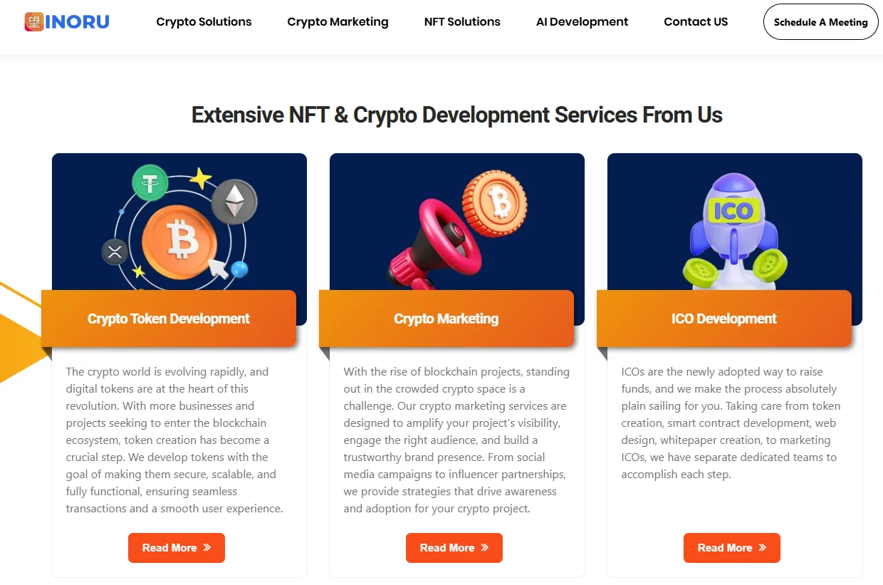 NFT Marketplace Development Company: Choose Partner(s) for your Blockchain Projects 11 INORU - NFT Marketplace Development Company