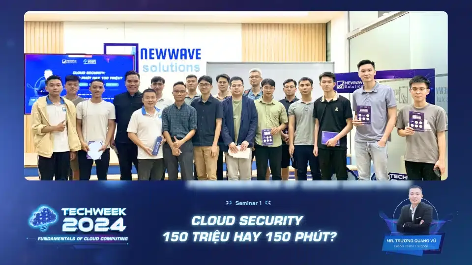 Techweek 2024 also left a strong impression with the talk show on Applying AI in Cloud Infrastructure