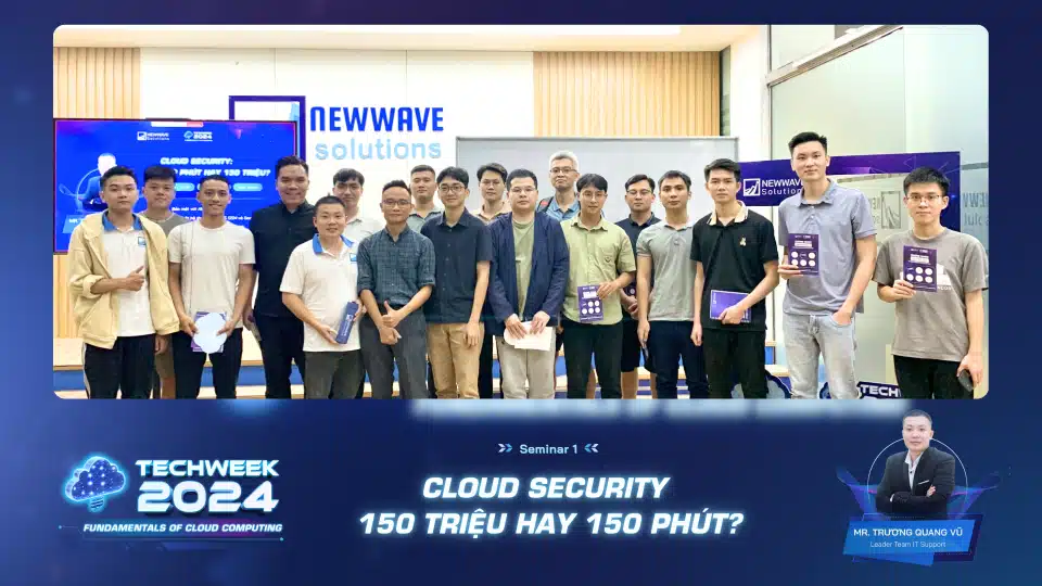 Techweek 2024 also left a strong impression with the talk show on "Applying AI in Cloud Infrastructure"