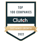 2022 | Top 100 Sustained Growth Companies by Clutch