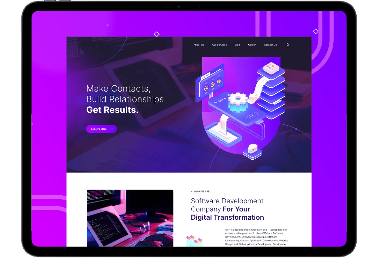 Web Design for Global Technology Company