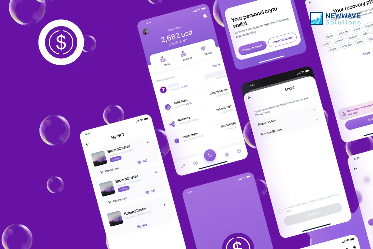PoC Wallet App - A Project by Newwave Solutions