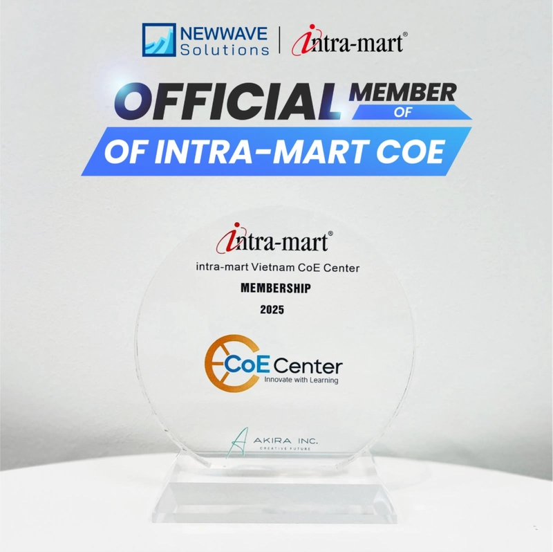Newwave Solutions Joins Intra-mart Center of Excellence: Strengthening Innovation Capabilities and Global Collaboration 2 Newwave Solutions Joins Intra-mart Center of Excellence 2