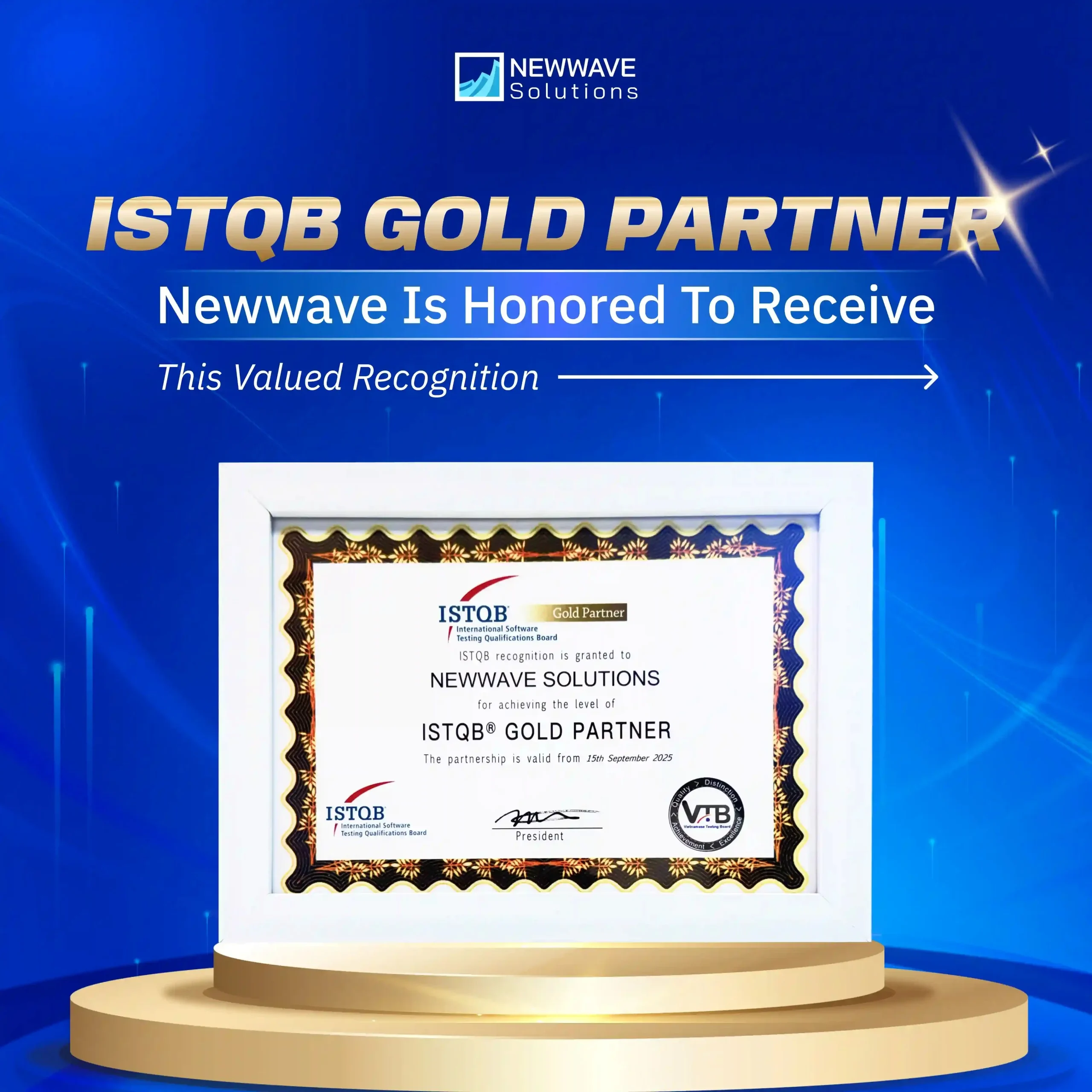 Newwave Solutions Becomes ISTQB Gold Partner: Setting the Global Standard in QA and Software Testing 3 newwave solution become istqb gold partner 2 scaled