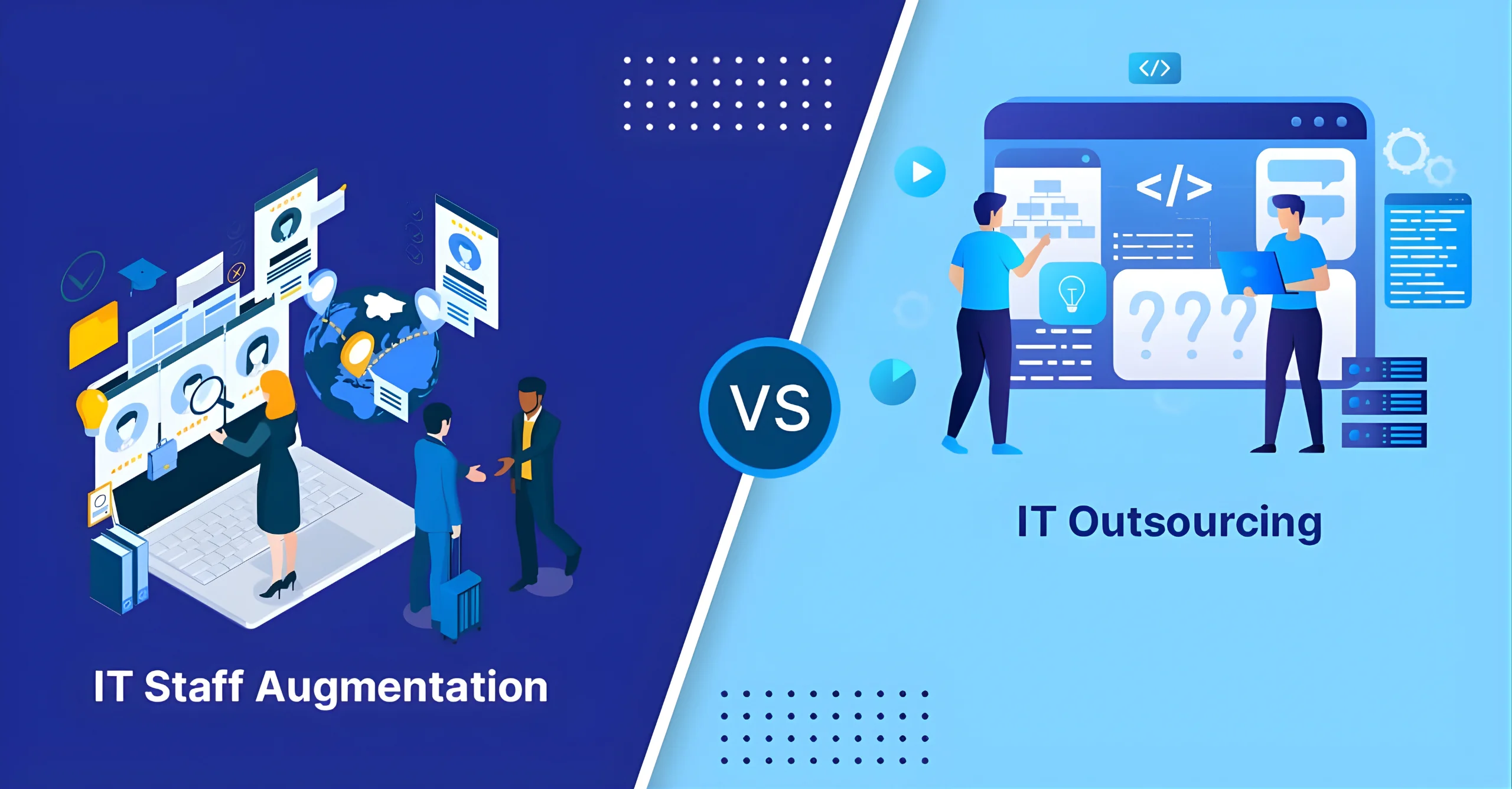 Staff Augmentation vs Outsourcing: Choosing the Right IT Model 6 Staff Augmentation vs Outsourcing 2