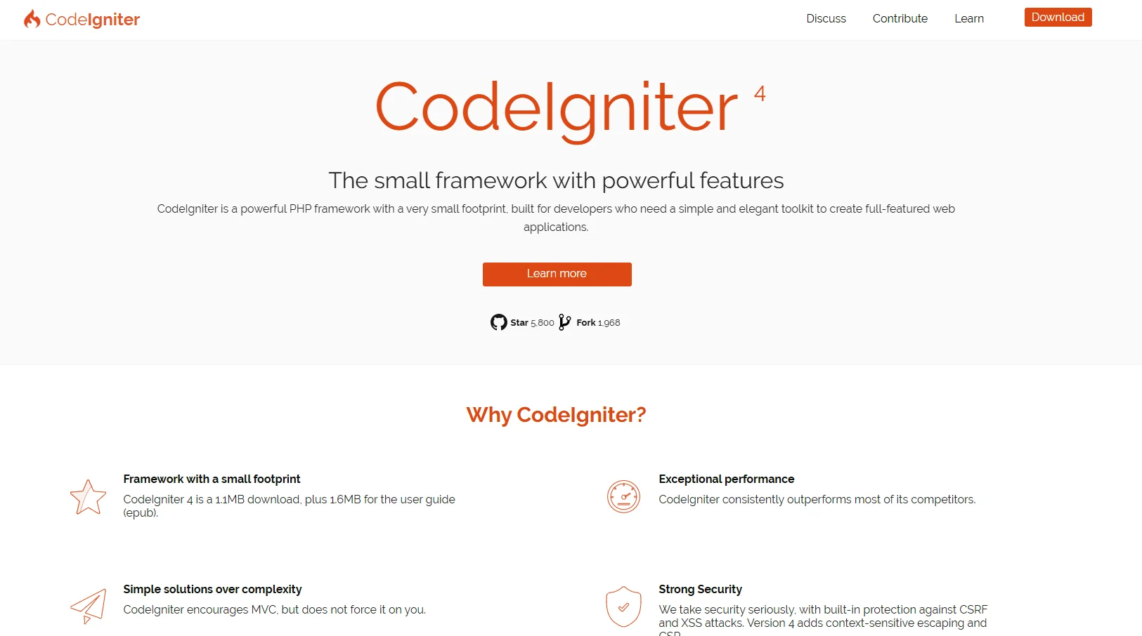CodeIgniter is designed for developers who need a simple yet robust toolkit to build web applications