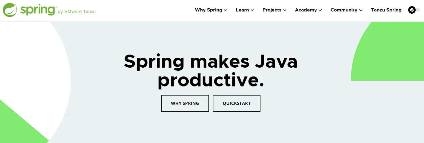 Spring Framework is an open-source application framework designed specifically for Java platform development