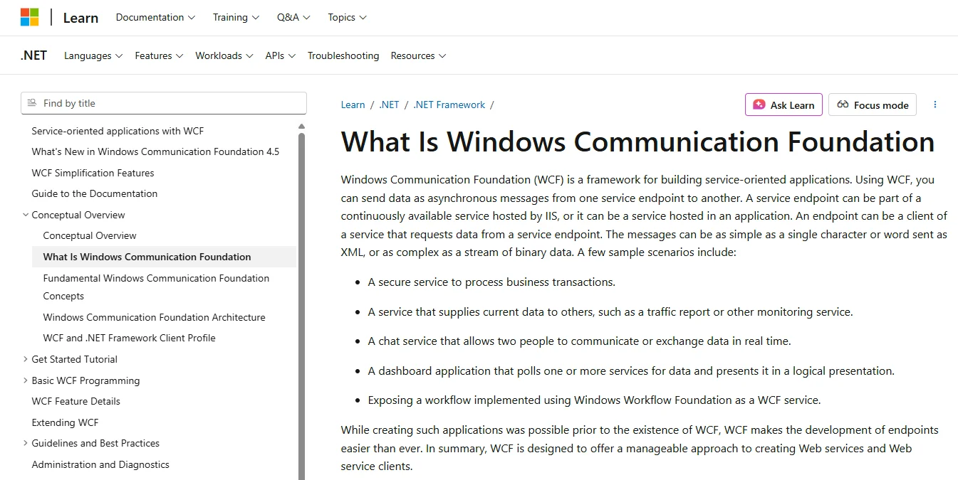 WCF Windows Communication Foundation: Features, Uses, and Benefits 3 WCF is a unified framework for building service-oriented applications