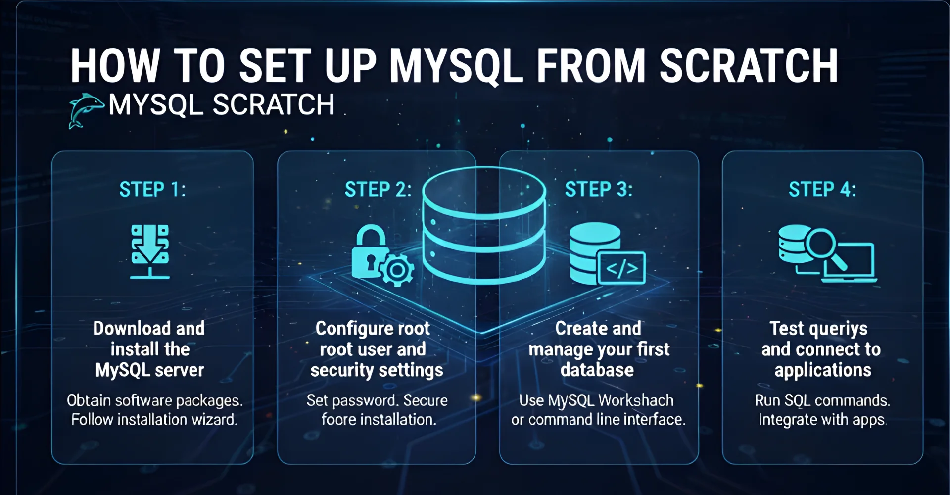 How to Set Up MySQL in Detailed Steps