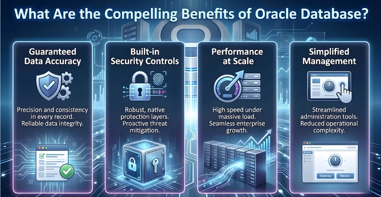 What Is Oracle Database? Understanding the Core of Enterprise Data 4 True value of Oracle Database is revealed in the tangible advantages it delivers to an organization's bottom line