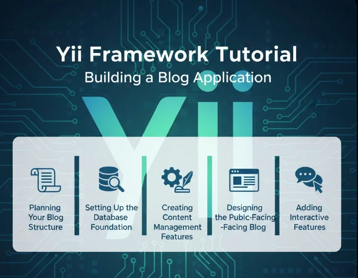 Build a complete blog application with the Yii Framework