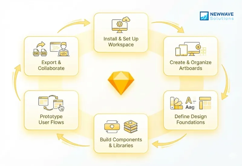What Is Sketch Software: Web & Mobile UI Design Solution 4 How to use Sketch from scratch