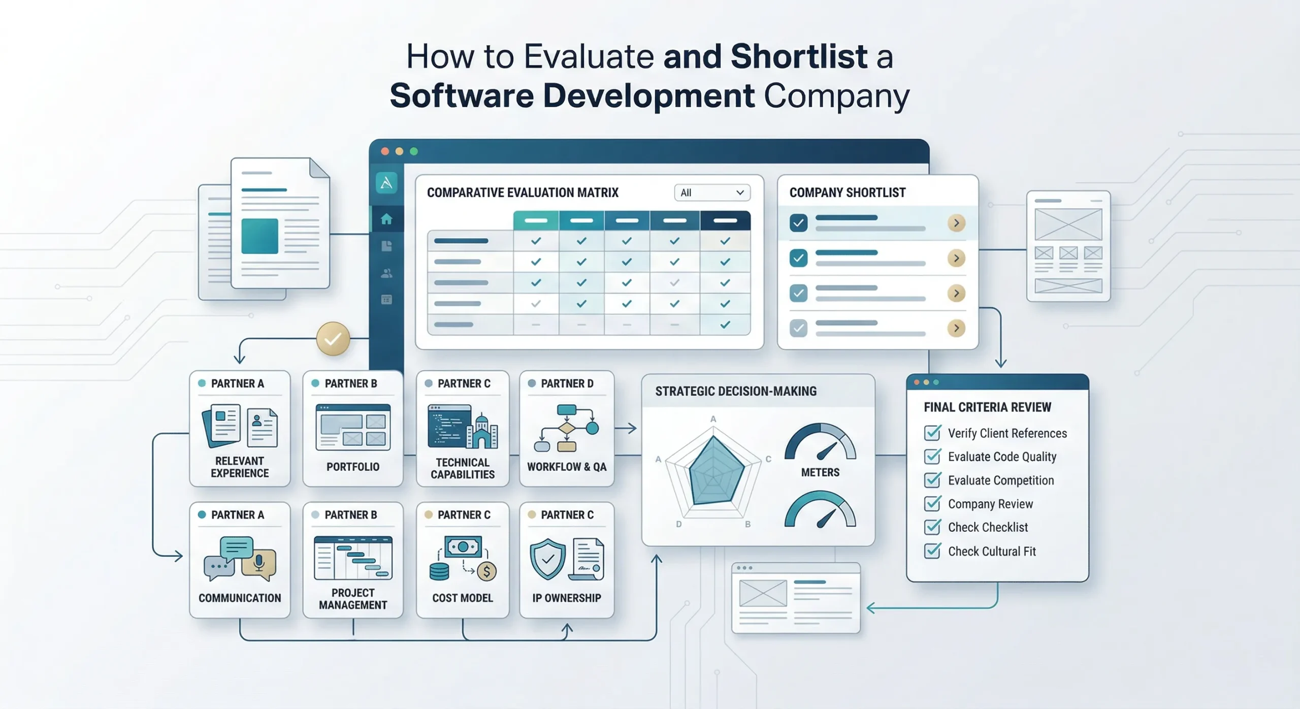 How to Evaluate and Shortlist a Software Development Company