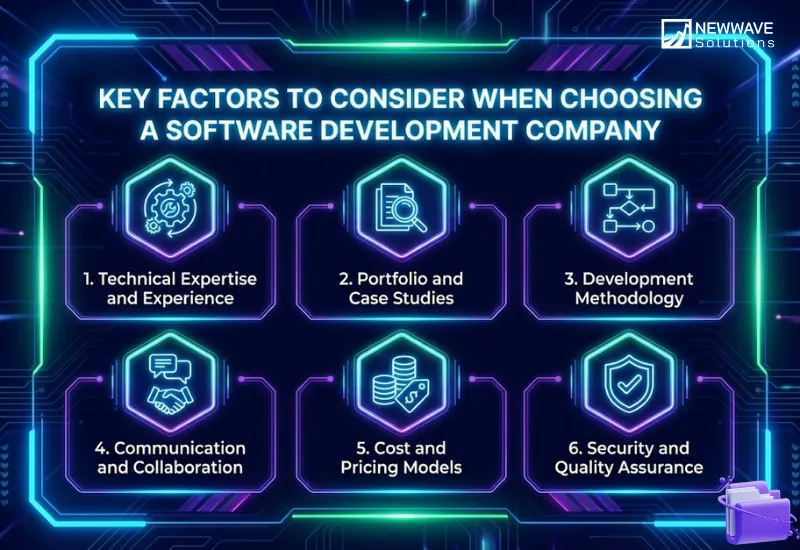6 key factors of choosing a software development company