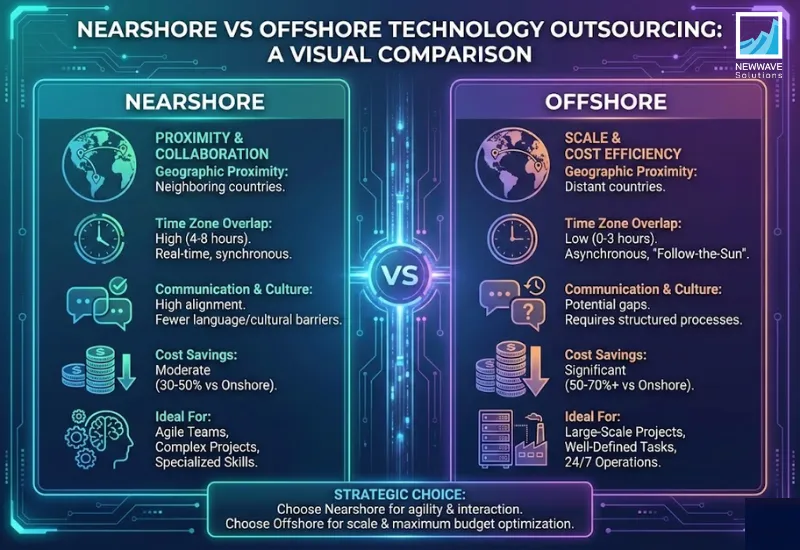 Compare Nearshore and Offshore