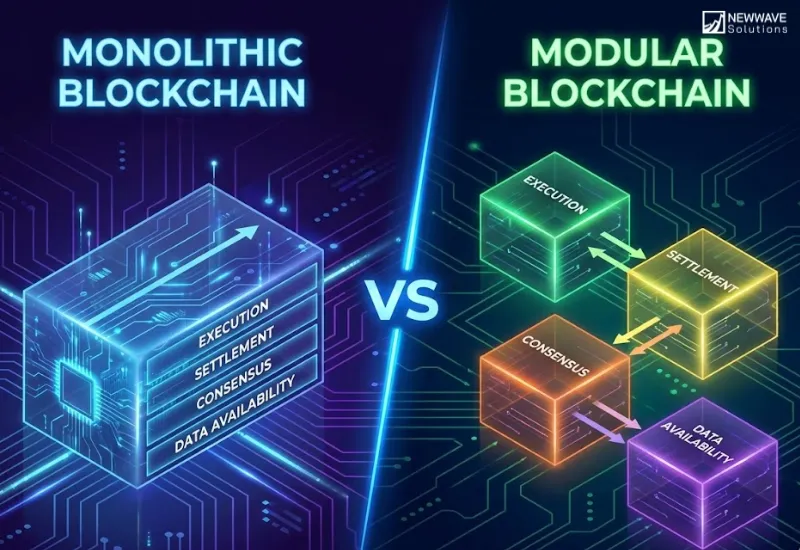Modular vs Monolithic Blockchain Compare