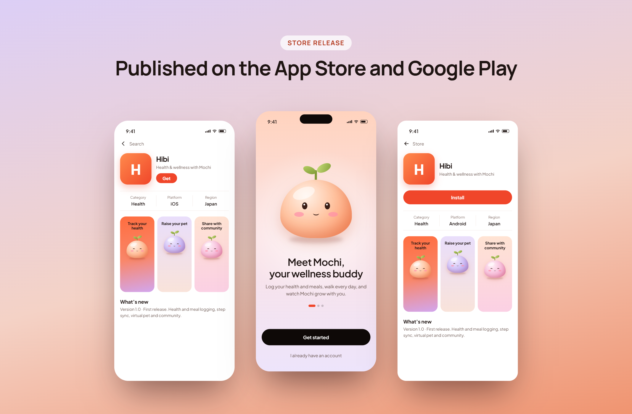 Cross-platform mobile app delivered