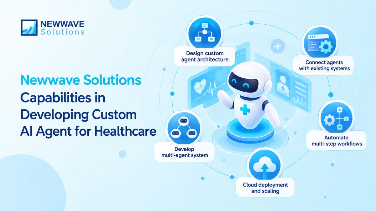 Partner with Newwave Solutions for developing custom AI agents for healthcare