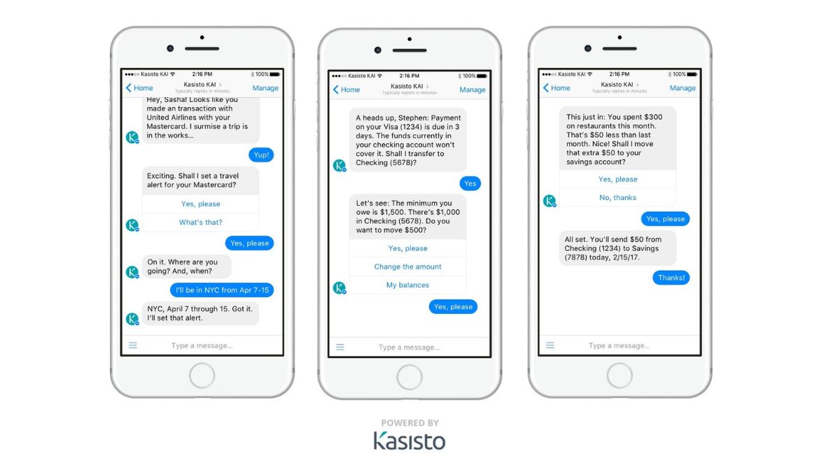 KAI AI chatbot in banking conversational assistant