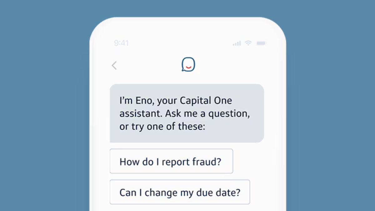 Eno AI chatbot for banking account monitoring