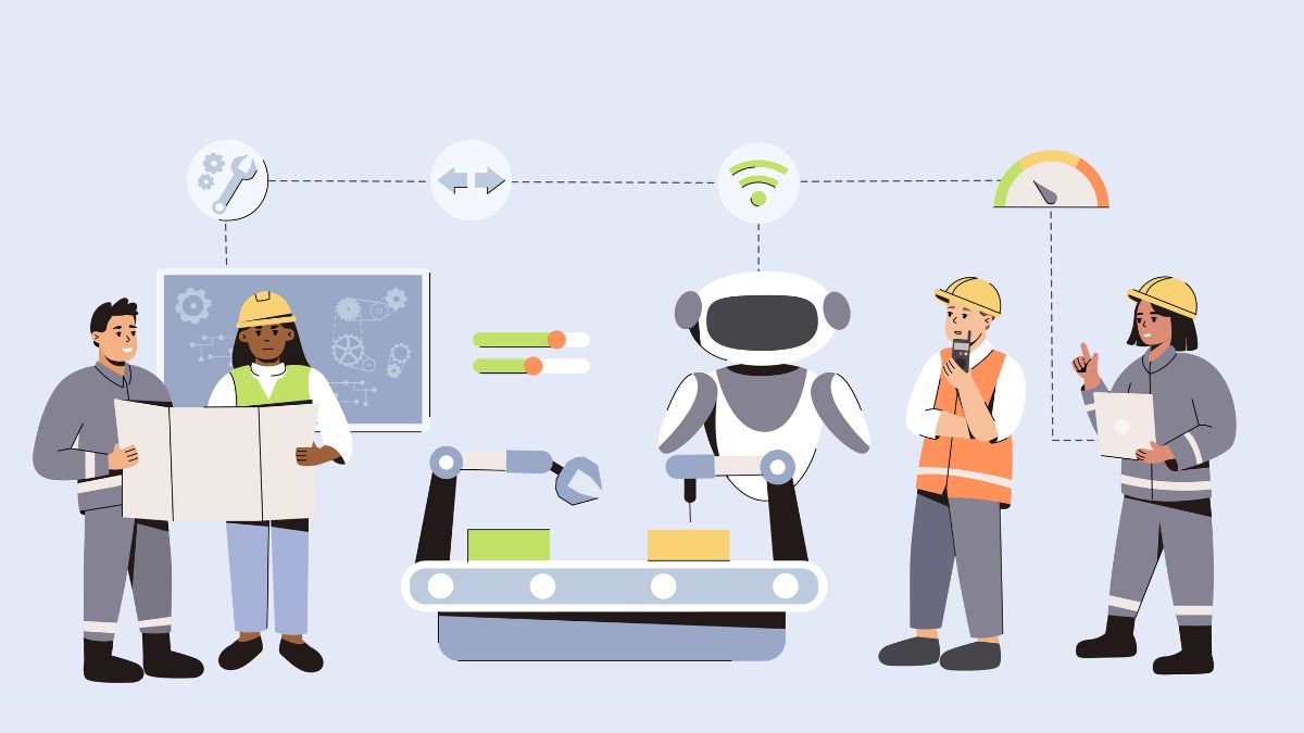 AI in manufacturing for predictive maintenance and automated quality inspection