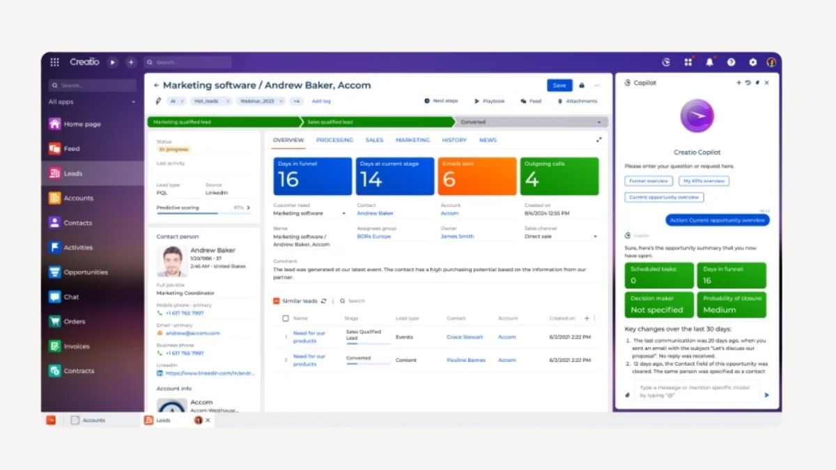 Creatio CRM