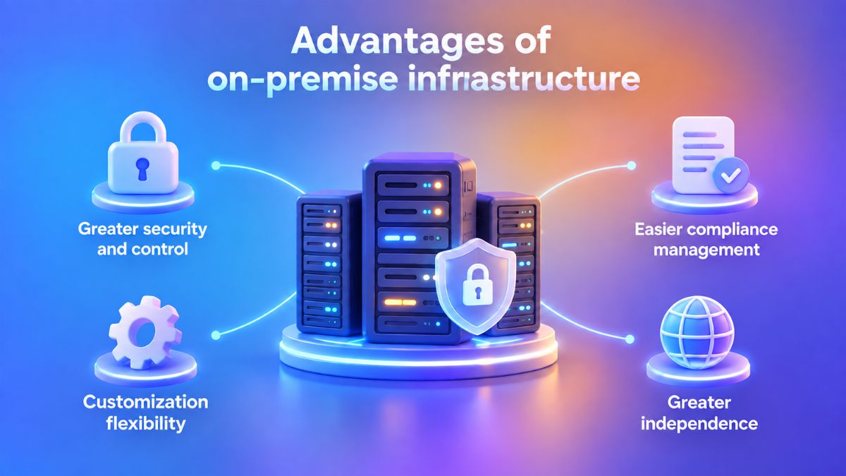 advantages of on-premise vs cloud