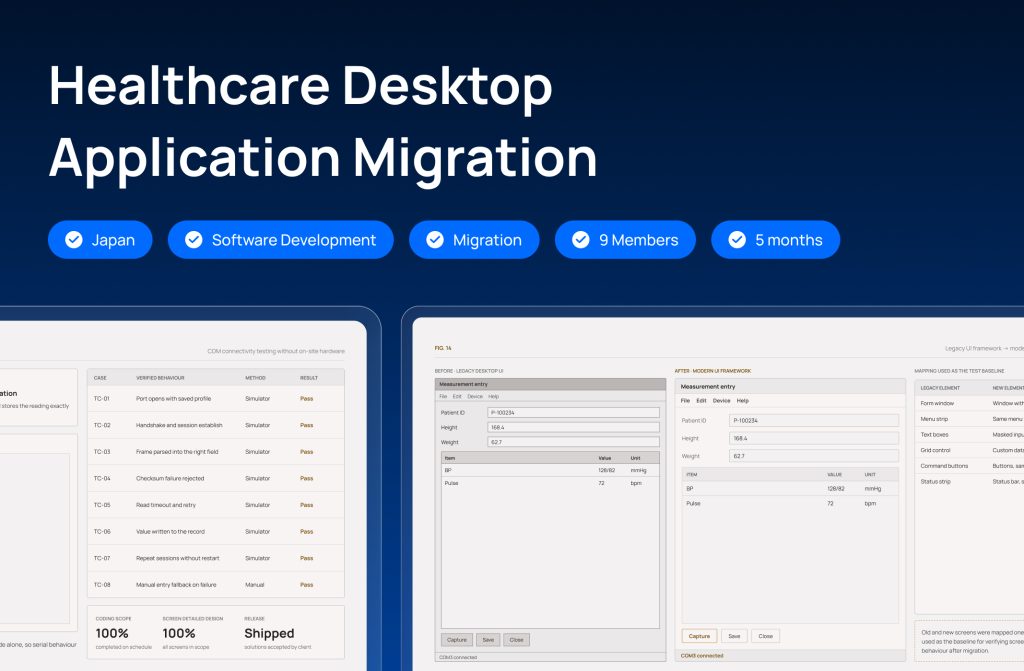 Healthcare Desktop Application Migration Under Limited Business Documentation